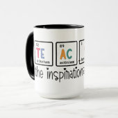 Mug Élément Inspirant pour Enseignant (Devant gauche)