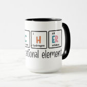 Mug Élément Inspirant pour Enseignant (Devant droit)