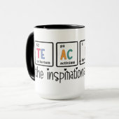 Mug Élément Inspirant pour Enseignant (Devant gauche)