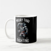 Mug Élément Muay Thai - Kickboxing et éléphant thaï (Gauche)
