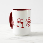 Mug Eléments amusants Noël (Devant gauche)