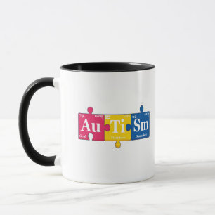 Mug Éléments autistes Tableau périodique Sensibilisati