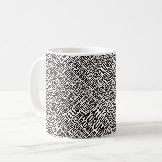 Mug Éléments chimiques élément_001a (Devant gauche)