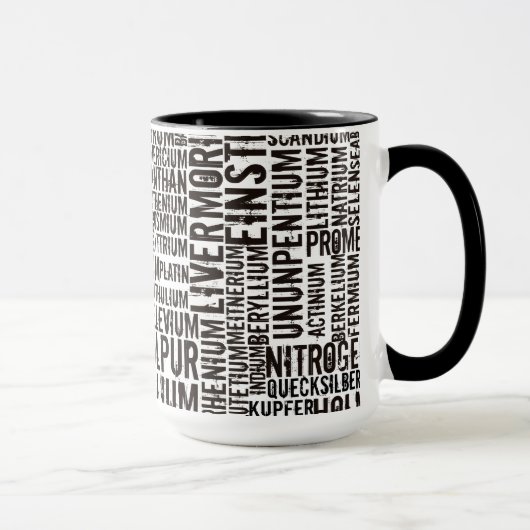 Mug Éléments chimiques élément_001a (Droite)