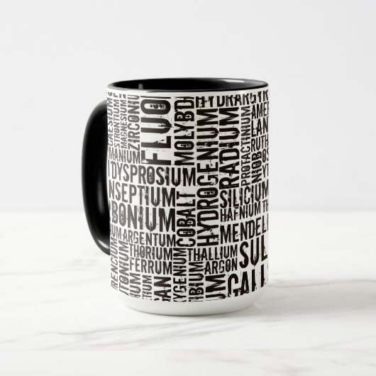Mug Éléments chimiques élément_001a (Devant gauche)