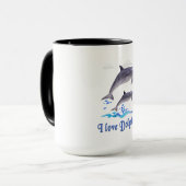 Mug Eléments dauphins (Devant gauche)