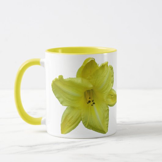 Mug Eléments de coordination journalière jaune (Gauche)