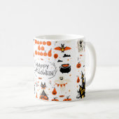 Mug Eléments de design Halloween. Cliparts d'Halloween (Devant droit)