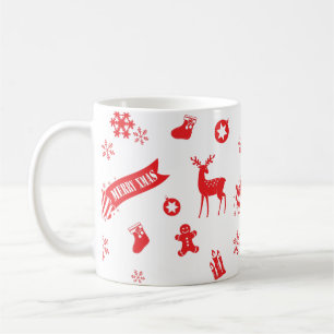Mug Éléments de Noël