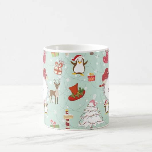 Mug Éléments de Noël Renne Elfes (Centre)