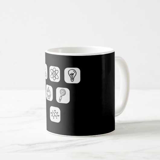 Mug Éléments de science (Devant droit)
