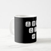 Mug Éléments de science (Devant gauche)