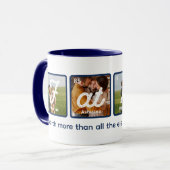 Mug Éléments de tableau périodique Bonne Fête des père (Devant gauche)