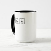 Mug Éléments de tableau périodique de balise (Devant gauche)