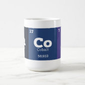 Mug Éléments de tableau périodique de la balise drôle (Centre)