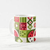 Mug Éléments décoratifs de pastèque Art (Devant gauche)