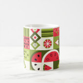 Mug Éléments décoratifs de pastèque Art (Centre)