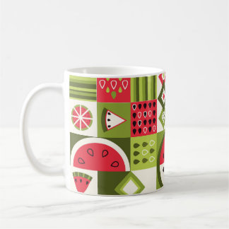 Mug Éléments décoratifs de pastèque Art