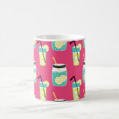 Mug Eléments d'été écotiques, backgro sans soudure vin (Centre)