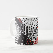 Mug Éléments d'illustration Abstraite Vintage graphiqu (Devant gauche)