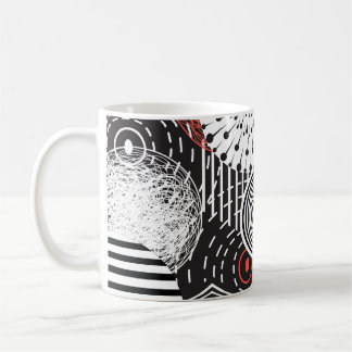 Mug Éléments d'illustration Abstraite Vintage graphiqu