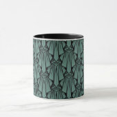 Mug Éléments géométriques abstraits art déco sombres é (Centre)