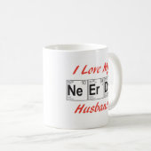 Mug Éléments nerd - mari (Devant droit)