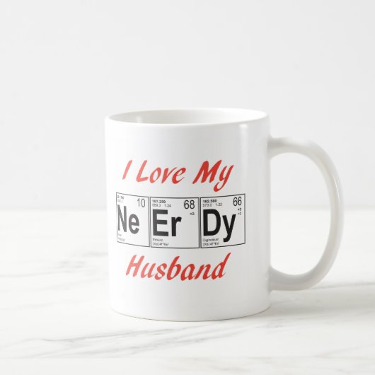 Mug Éléments nerd - mari (Droite)