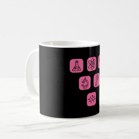 Mug Éléments scientifiques (Devant gauche)