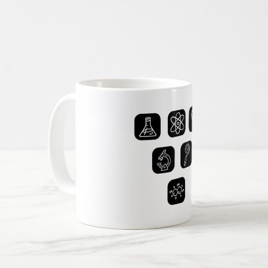 Mug Éléments scientifiques (Devant gauche)