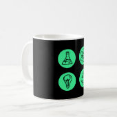 Mug Éléments scientifiques (Devant gauche)