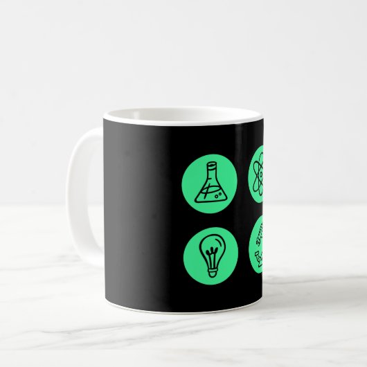 Mug Éléments scientifiques (Devant gauche)