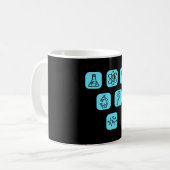 Mug Éléments scientifiques (Devant gauche)