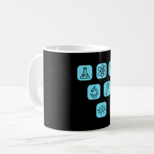 Mug Éléments scientifiques (Devant gauche)