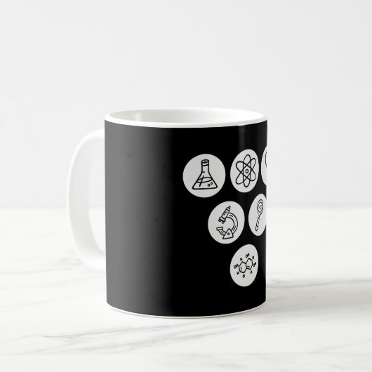 Mug Éléments scientifiques (Devant gauche)