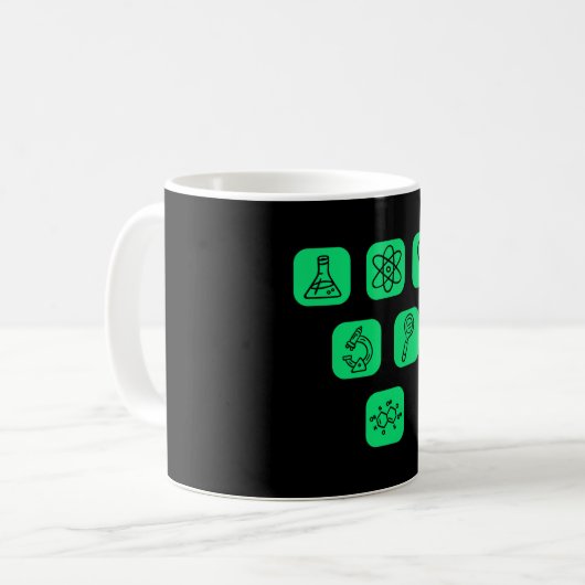 Mug Éléments scientifiques (Devant gauche)