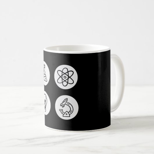 Mug Éléments scientifiques (Devant droit)