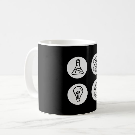 Mug Éléments scientifiques (Devant gauche)