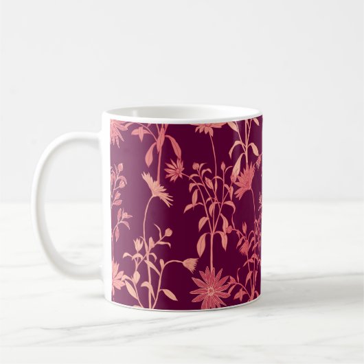 Mug Éléments séparés : Vintage floral (Gauche)