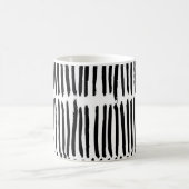 Mug Éléments Verticaux : Style Sans Mer Dessiné À La M (Centre)