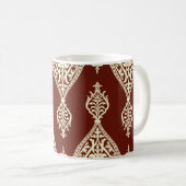 Mug Éléments vintages sur un arrière - plan sombre (Devant droit)