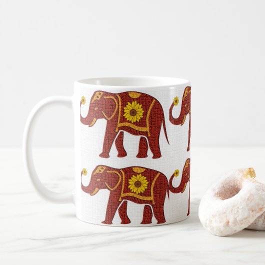 Mug éléphant (Avec donut)