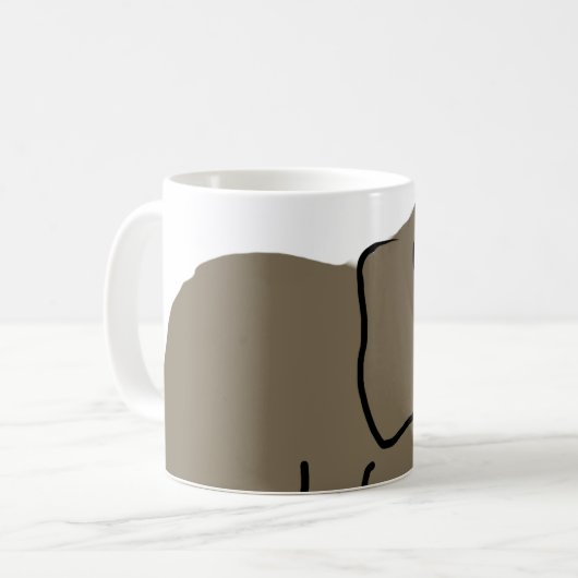 Mug Eléphant (Devant gauche)
