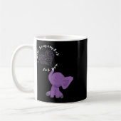Mug Éléphant à arc violet de fin de Monat I (Gauche)