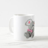 Mug Eléphant à peluche mou (Devant gauche)