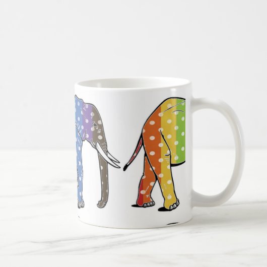 Mug Éléphant à pois (Droite)