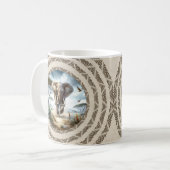 Mug Eléphant africain avec Motif (Devant gauche)