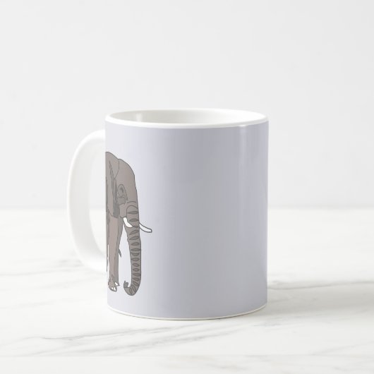 Mug Eléphant animal éléphant (Devant gauche)