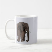 Mug Eléphant animal éléphant (Gauche)
