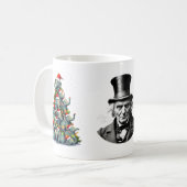 Mug Elephant Arbre de Noël Drôle Jumbo Vacances Mignon (Devant gauche)